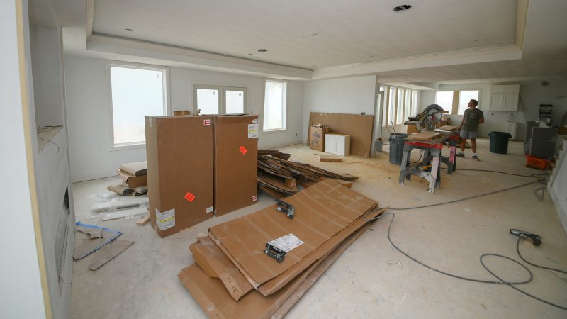 Coffee Grounds – Living Room Under Renovation