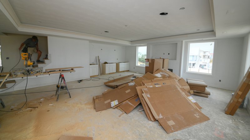 Coffee Grounds – Living Room Under Renovation