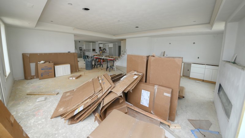 Coffee Grounds – Living Room Under Renovation