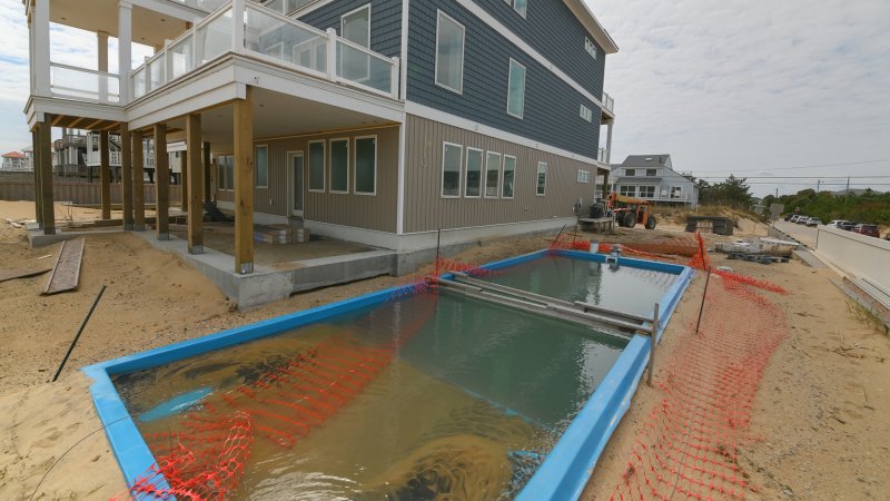 Coffee Grounds – Pool Under Construction