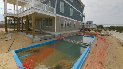 Coffee Grounds – Pool Under Construction
