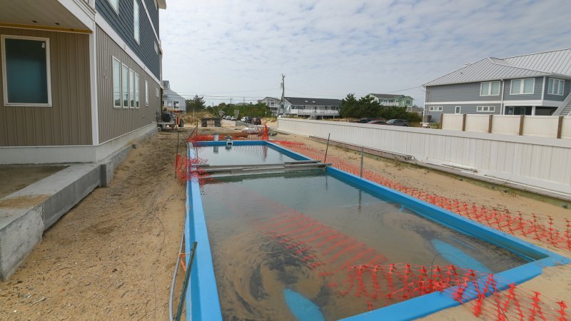 Coffee Grounds – Pool Under Construction