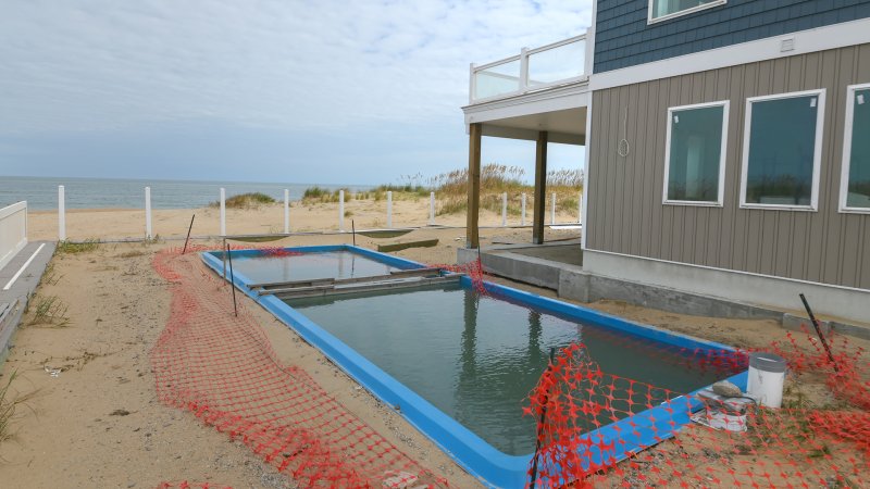 Coffee Grounds – Pool Under Construction