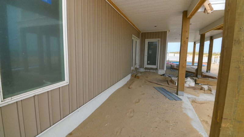 Coffee Grounds – Deck Under Renovation