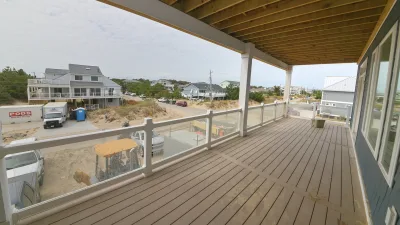 Coffee Grounds – Deck Under Renovation
