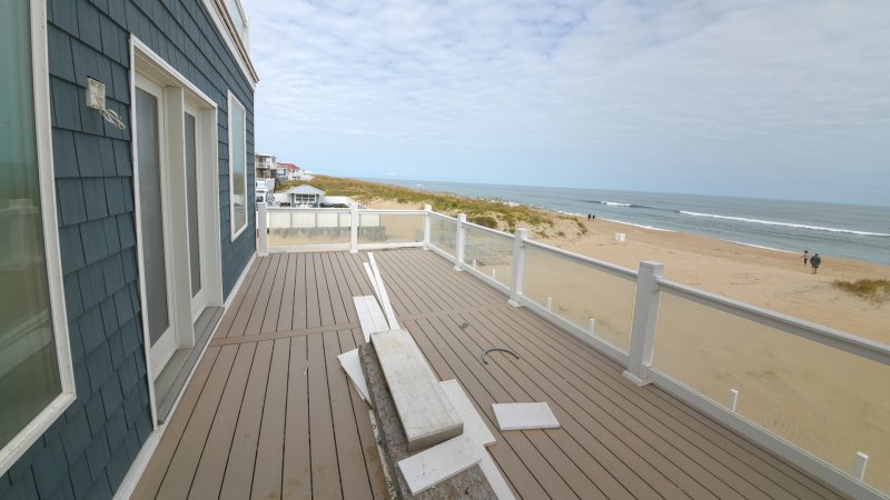 Coffee Grounds – Deck Under Renovation