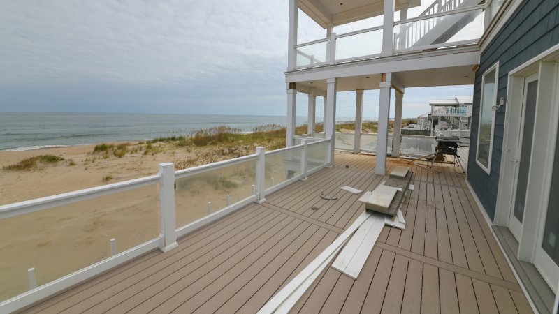 Coffee Grounds – Deck Under Renovation