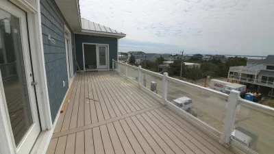 Coffee Grounds – Deck Under Renovation
