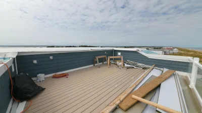Coffee Grounds – Deck Under Renovation