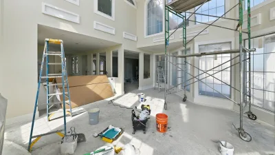 Seaside Oasis – Living Room Under Construction