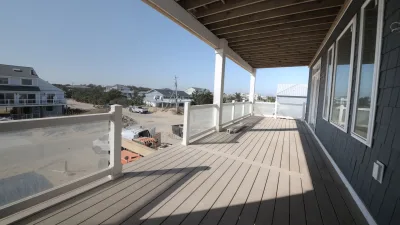 Coffee Grounds – Deck Under Renovation
