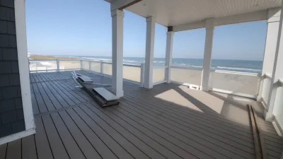 Coffee Grounds – Deck Under Renovation